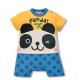 Hippy Animal Panda Short Sleeve Romper 