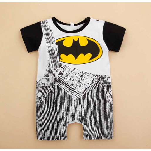 Batman Jumpsuit Short Sleeve Romper