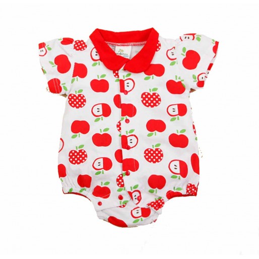 Little Red Apple Romper