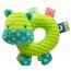 Happy Baby Animals Donut Hand Rattle Toy