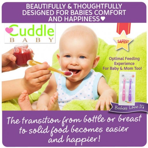 Cuddle Baby Baby First Spoon 2pcs Pack