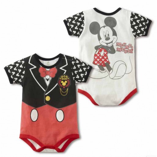 Mickey Tuxedo Short Sleeve Romper